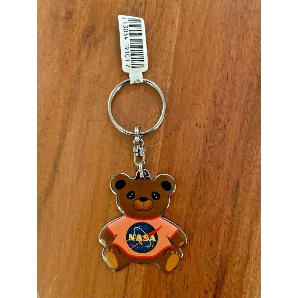 NASA Bear Key‎ Chain Travel Bag Dog Tag Keyring Key Fob